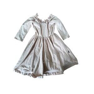 Hubble + Duke maeve pink ruffle collar‎ girls dress